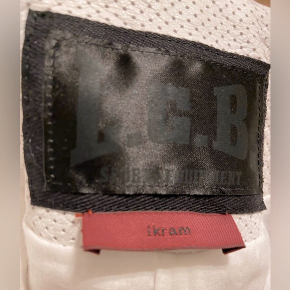 Vintage L.G.B (Le Grande Bleu/Japan) soft leather Rockstar-style jacket. Rare💕 - Picture 7 of 16